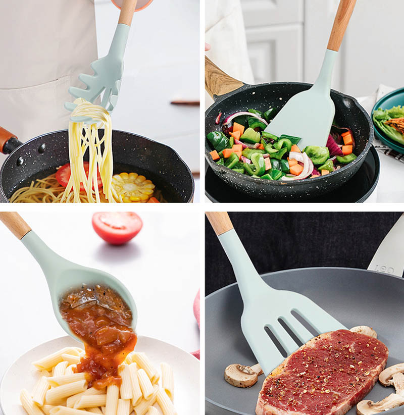 silicone kitchen utensils